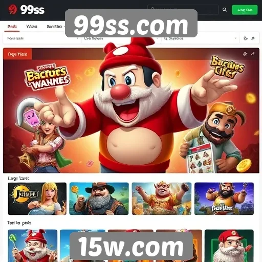 Diversidade de jogos disponíveis no site 99ss.com